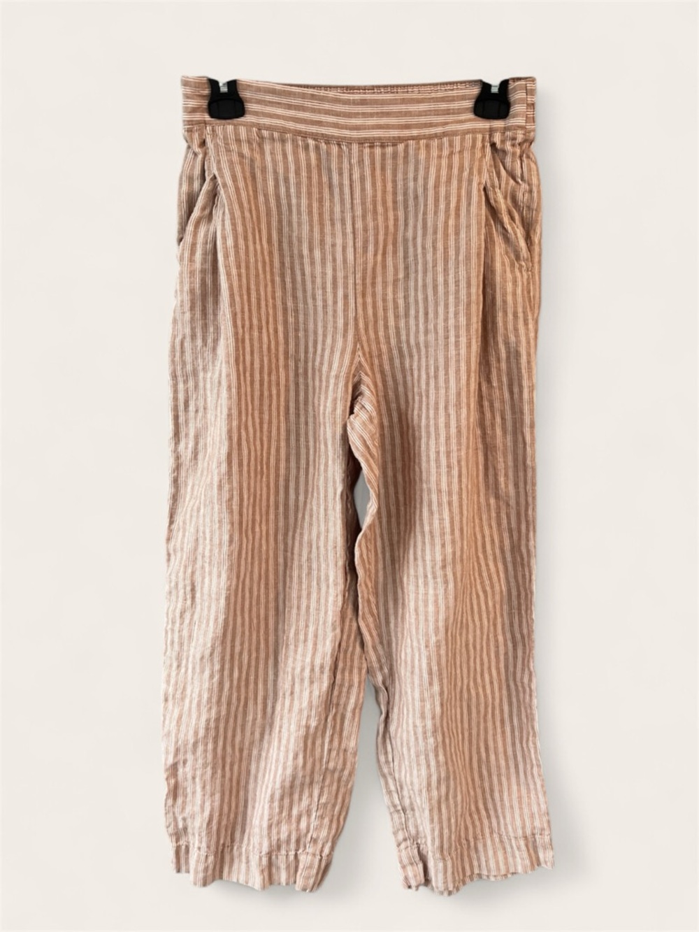 Madewell Striped Wide-Leg  100% Linen Pants Size 4